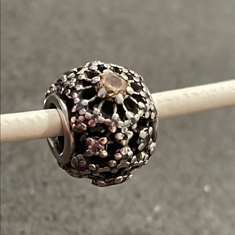 Pandora Inner Radiance Charm with Champagne Zirconia